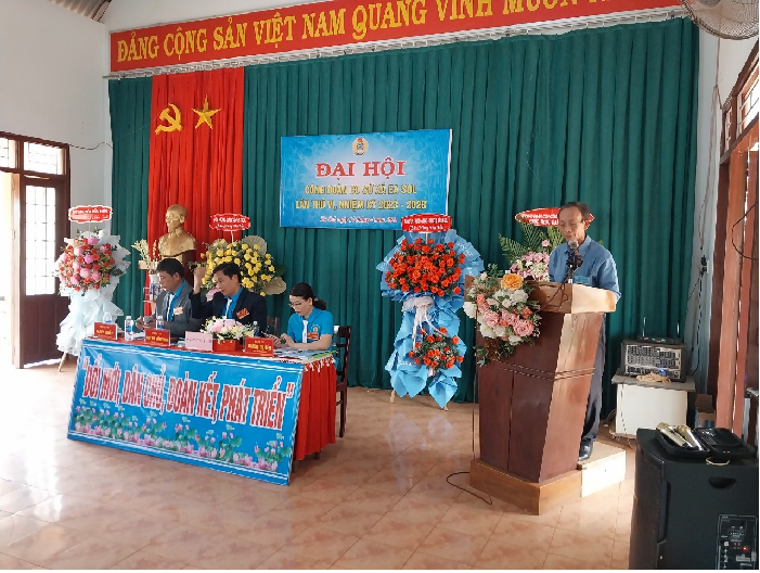 Đại hội công đoàn xã Ea Sol nhiệm kỳ 2023-2028